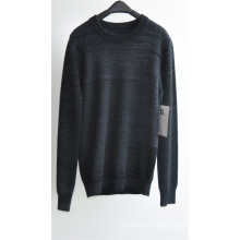 100%Cashmere Long Sleeve Round Neck Knitting Sweater for Men